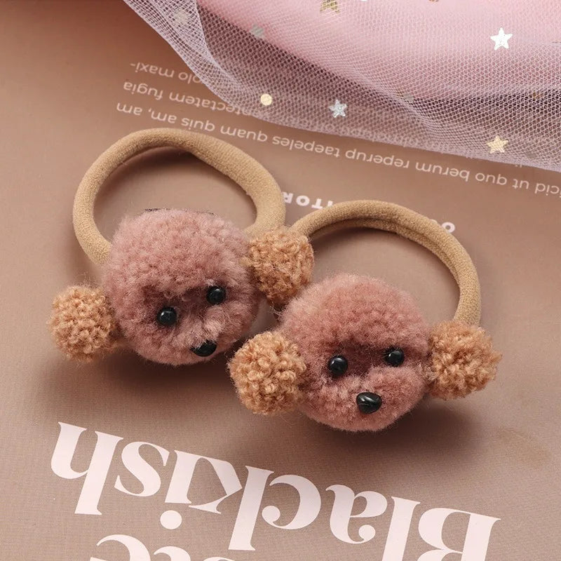 2-Pack Cute Hairball Rabbit Towel Ring Rabbit Hair