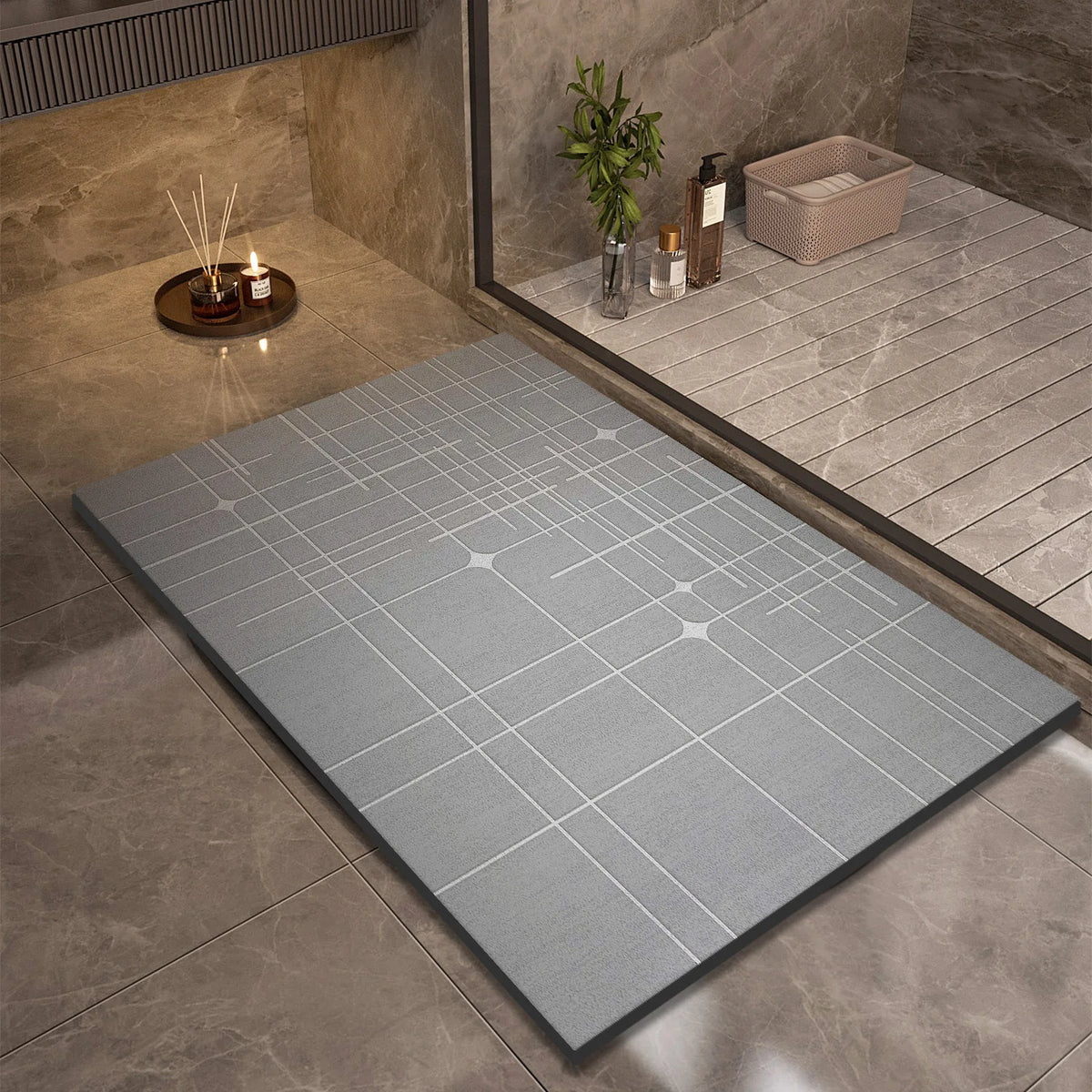 Super Absorbent Bath Mats Bathroom Anti Slip Shower