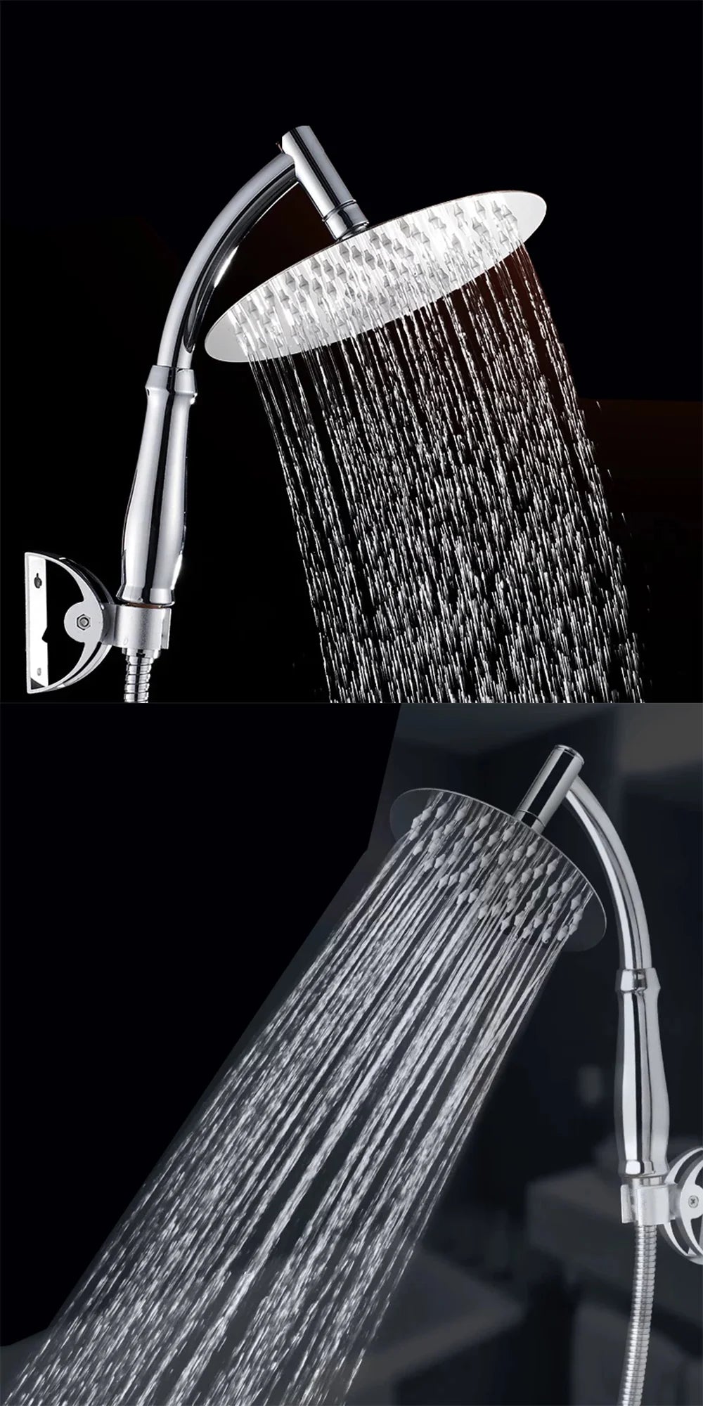 Inch Chrome High Pressure 360 Adjustable Large Round