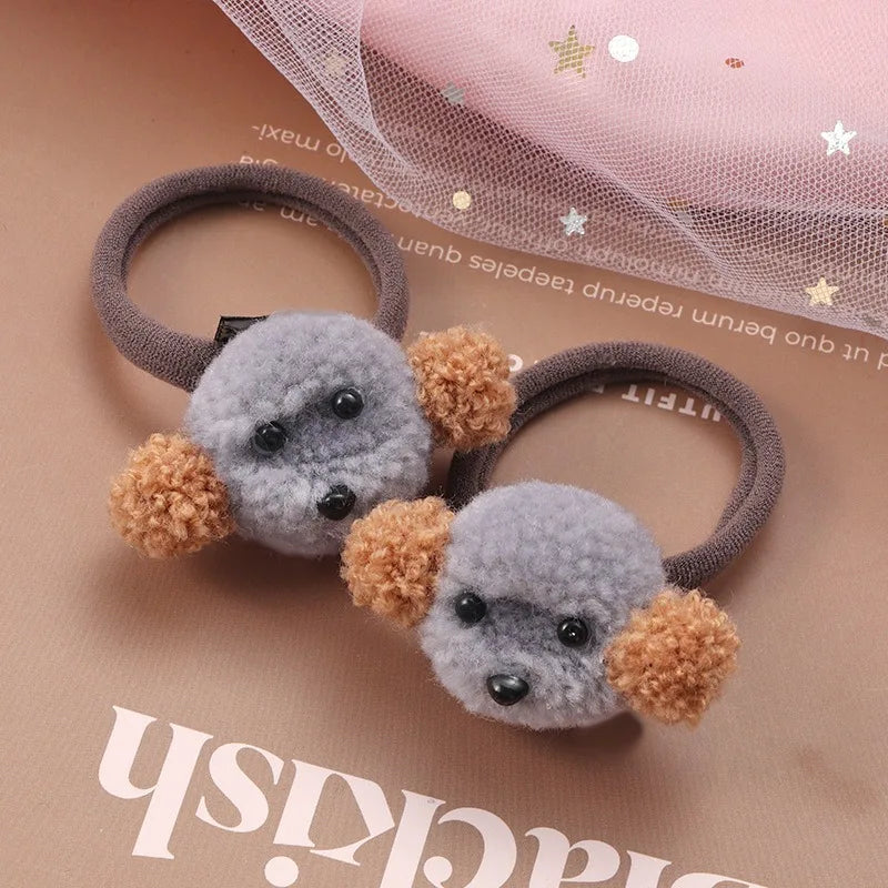 2-Pack Cute Hairball Rabbit Towel Ring Rabbit Hair