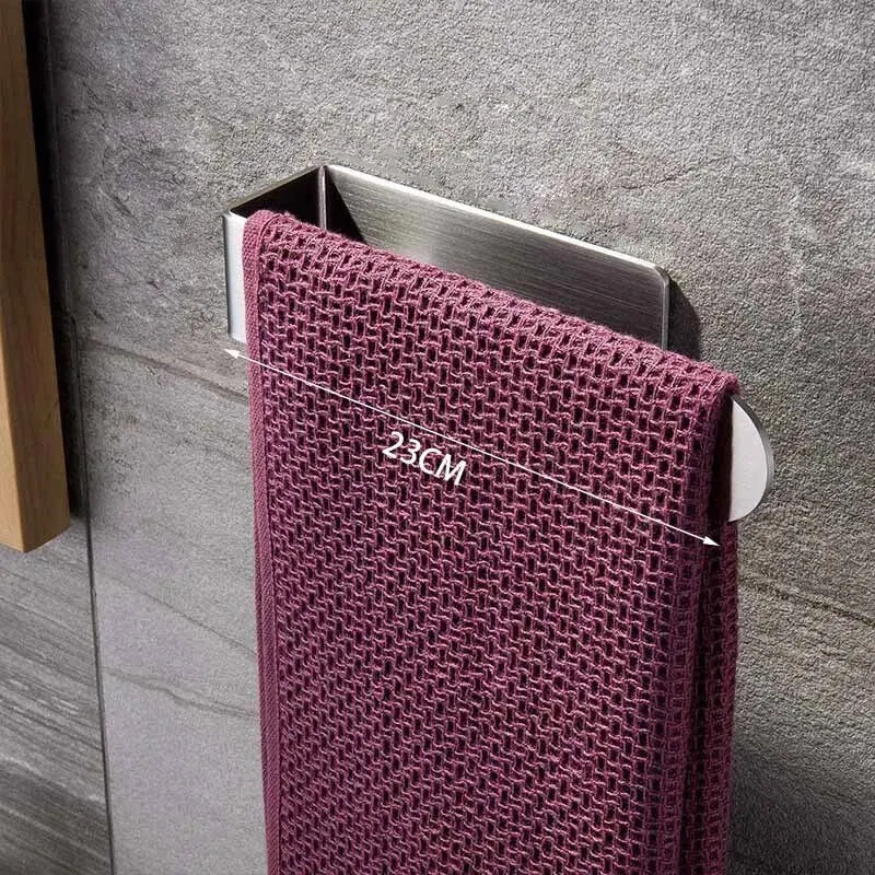 Towel Rack Non-Punched Towel Rack Bathroom Rack Self-Adhesive
