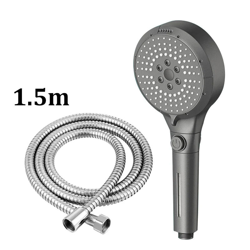 Modes Booster Shower Head Adjustable Filter Dechlorination