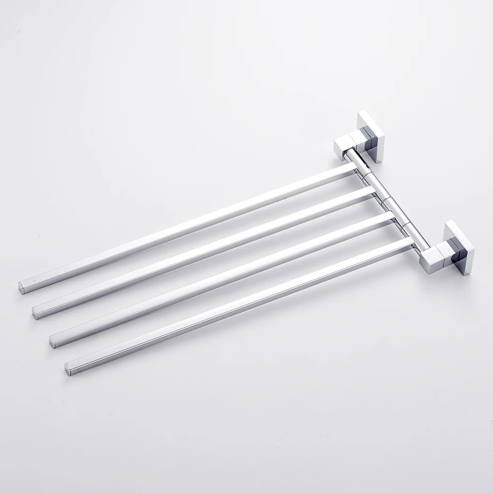 Towel Holder Stainless Steel Swing Arms Towel Rail