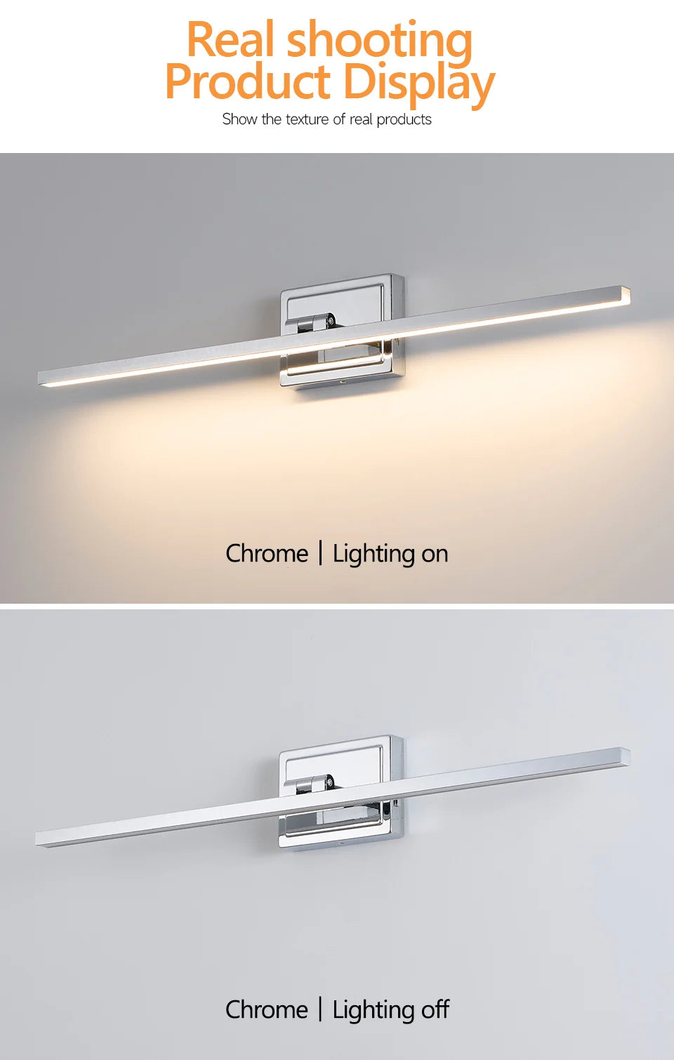 Modern Bathroom Vanity Light Led Dimmable 5cct Bathroom