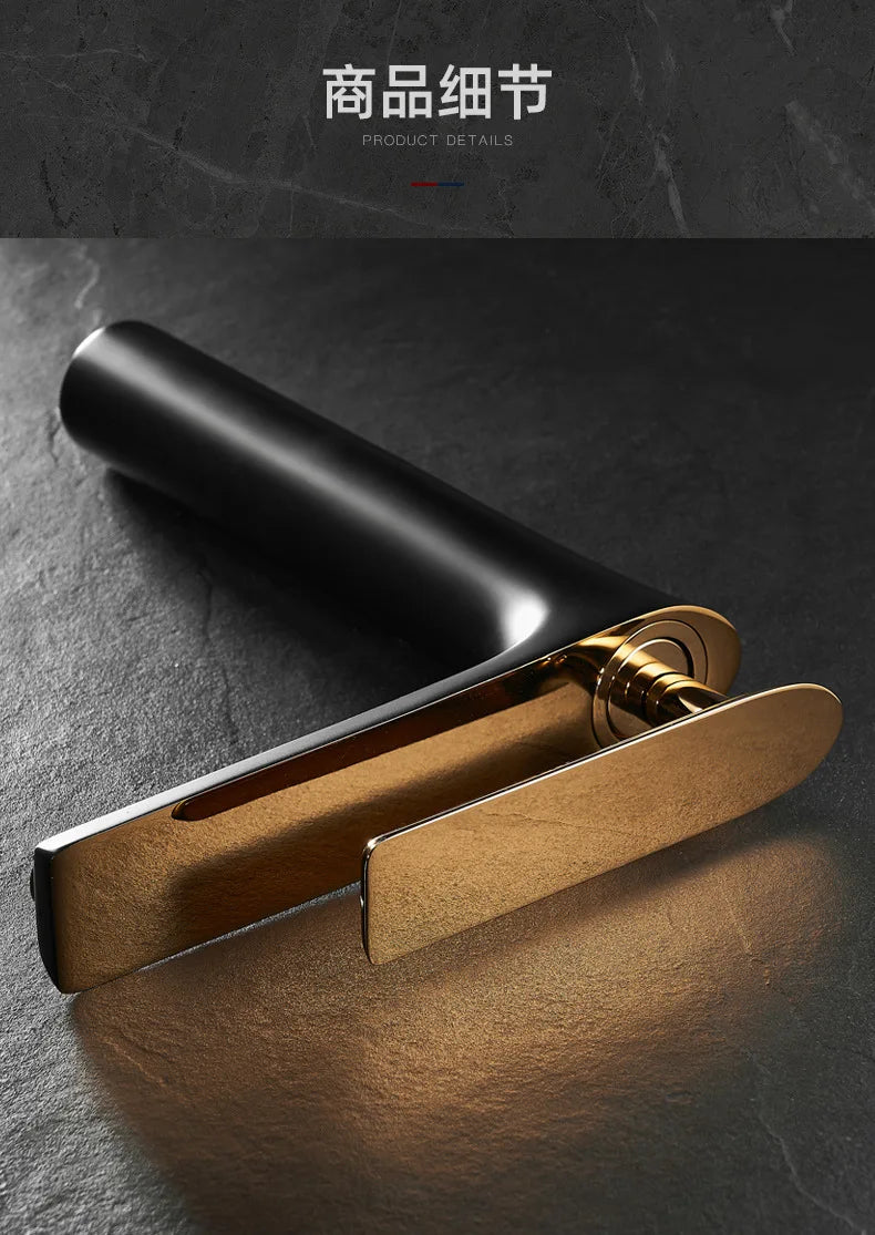 All Copper Black Gold Basin Faucet Sink Faucet