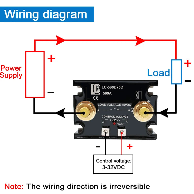 Lctc Dc Control Dc Solid State Relay 500a