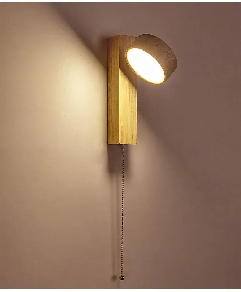 Spanish Natural Limestone Double-Sided Wall Lamp Creative