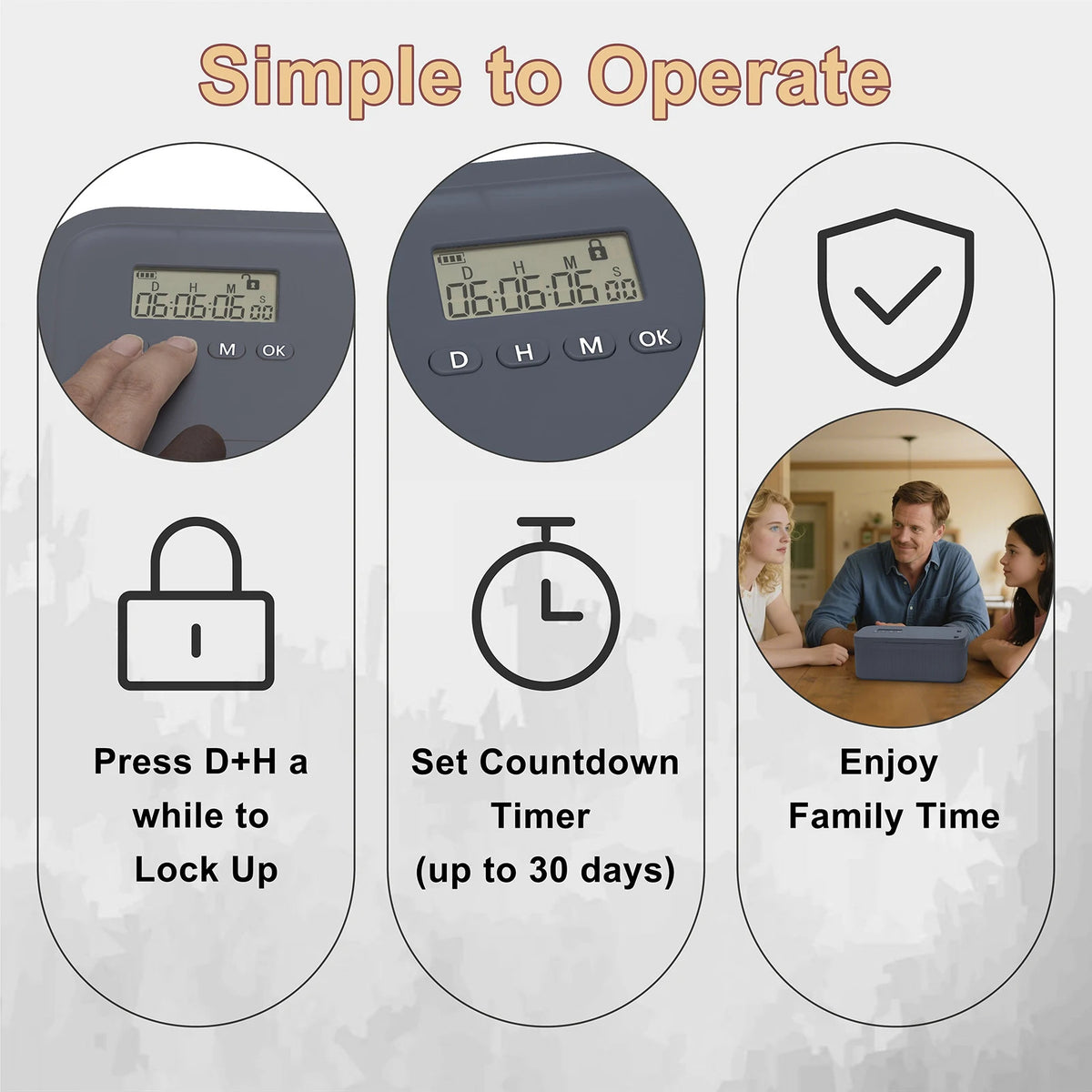 Lock Box Timer Phone Locker Time Locking Storage