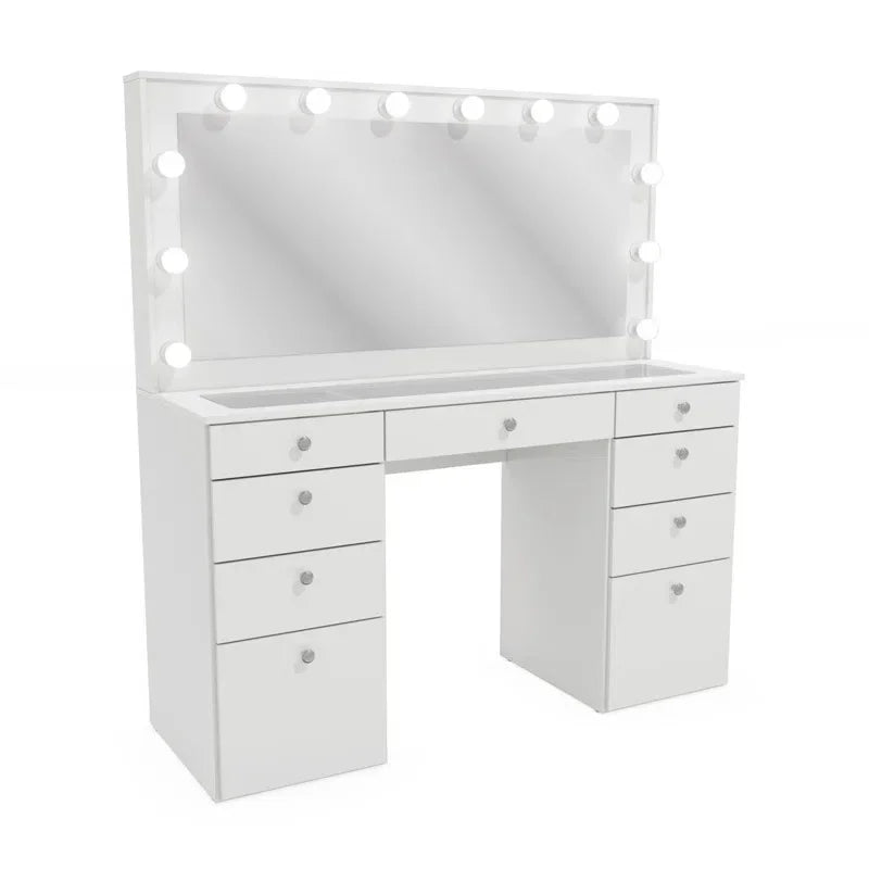 Led Makeup Mirror Colors Light Desktop Vanity Mirror