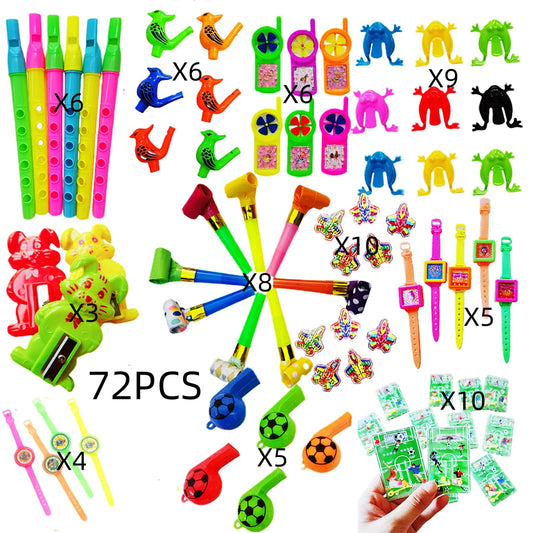 72 Pieces Kids Birthday Party Pop Pinata Stuffed