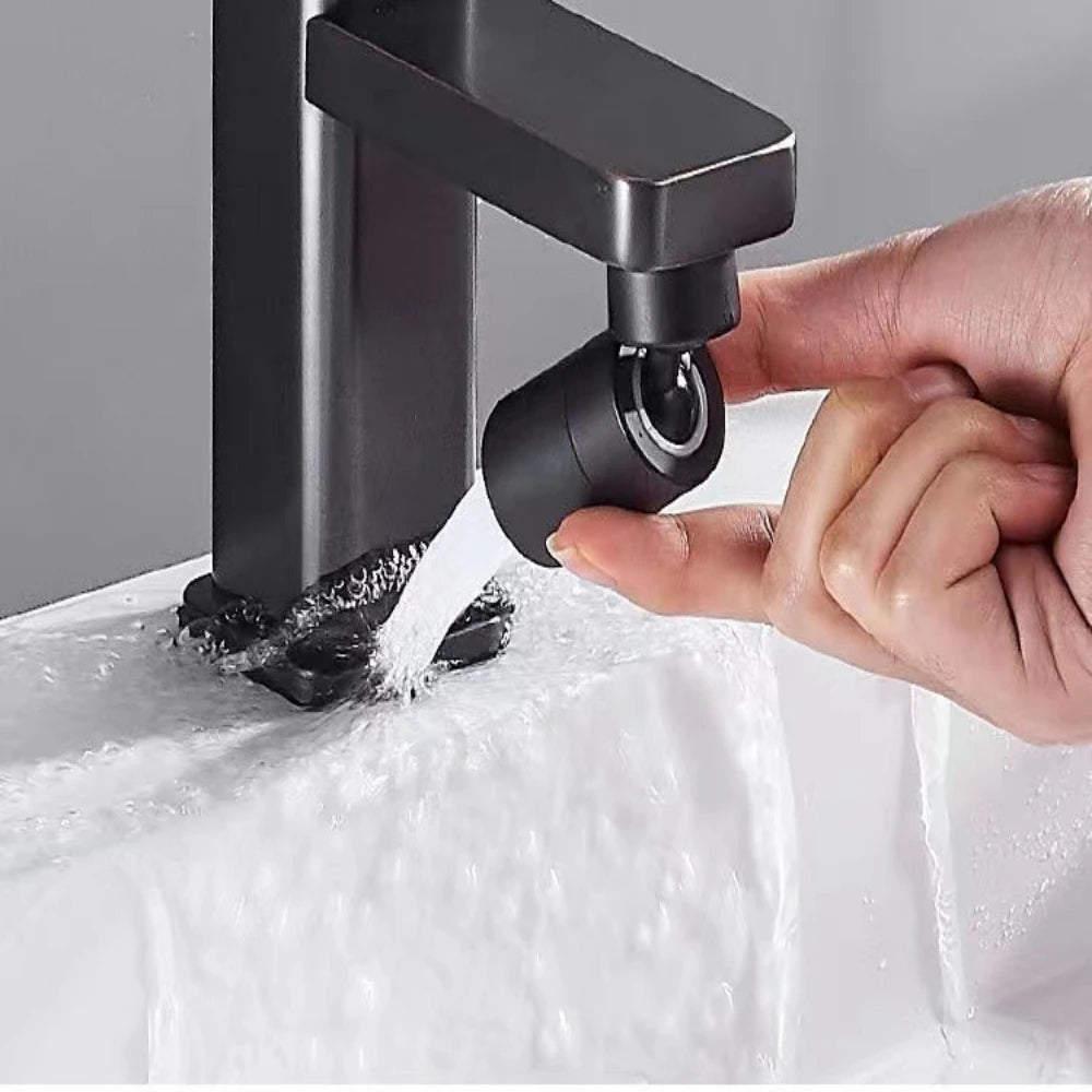360 Rotary Faucet Spray Head Filter Washbasin Splash