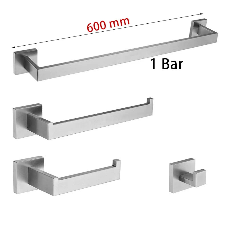 Stainless Steel Bathroom Brushed Nickel Towel Rack Toilet