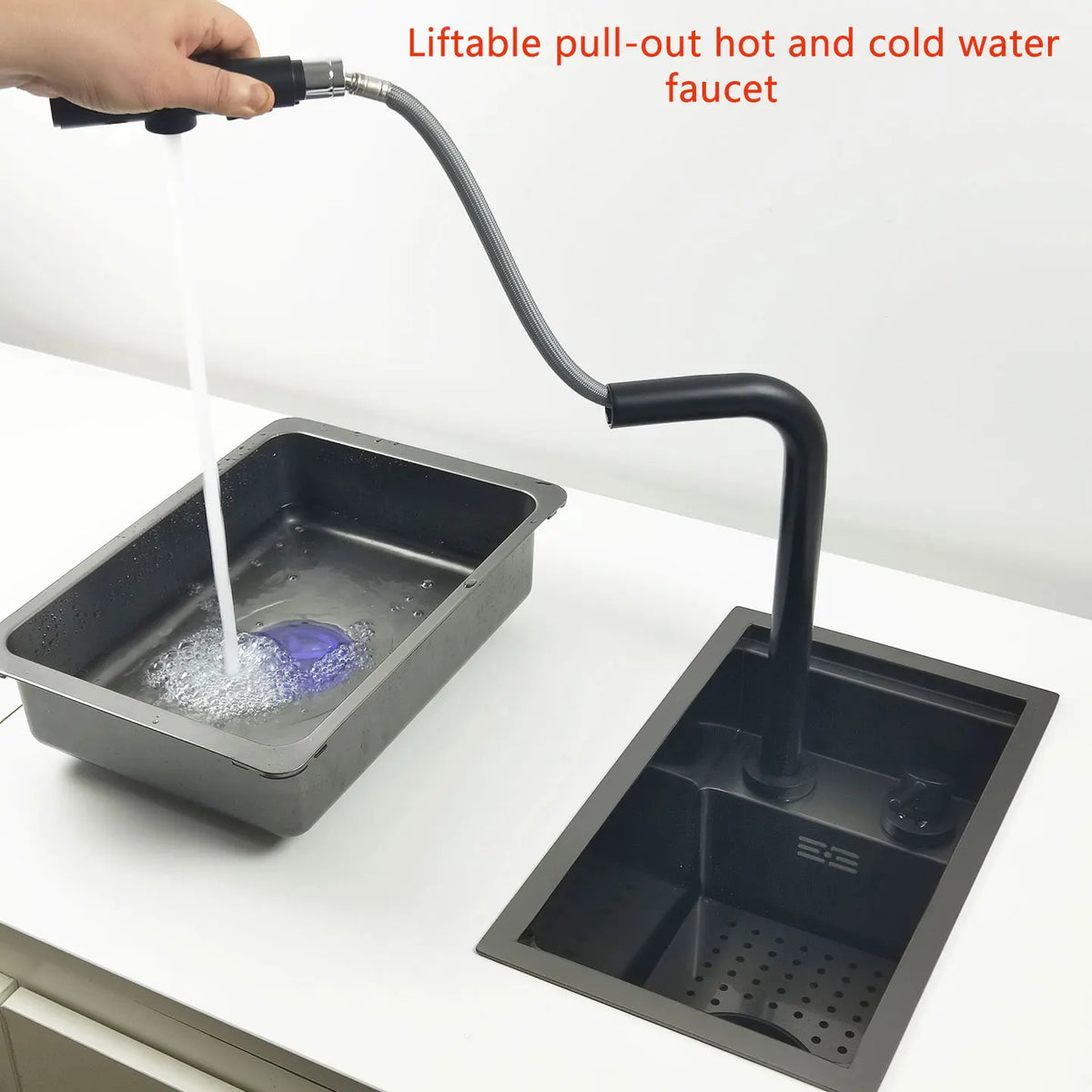 Mini Bar Sink Matte Black Nano Coating Cup