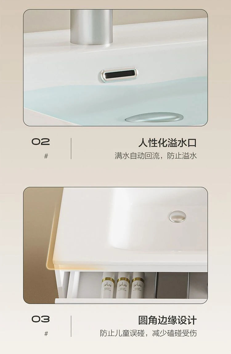 Bathroom Furniture Skin Sensor Bathroom Vanity Cabinet Sink