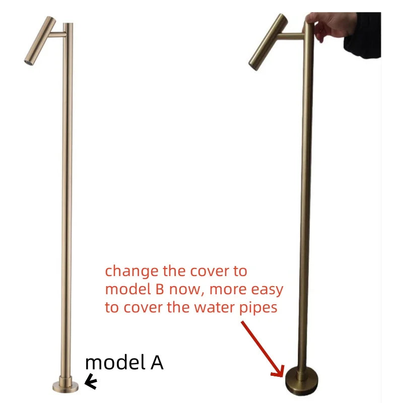 Floor Standing Bathroom Faucet High Tall Basin Tap