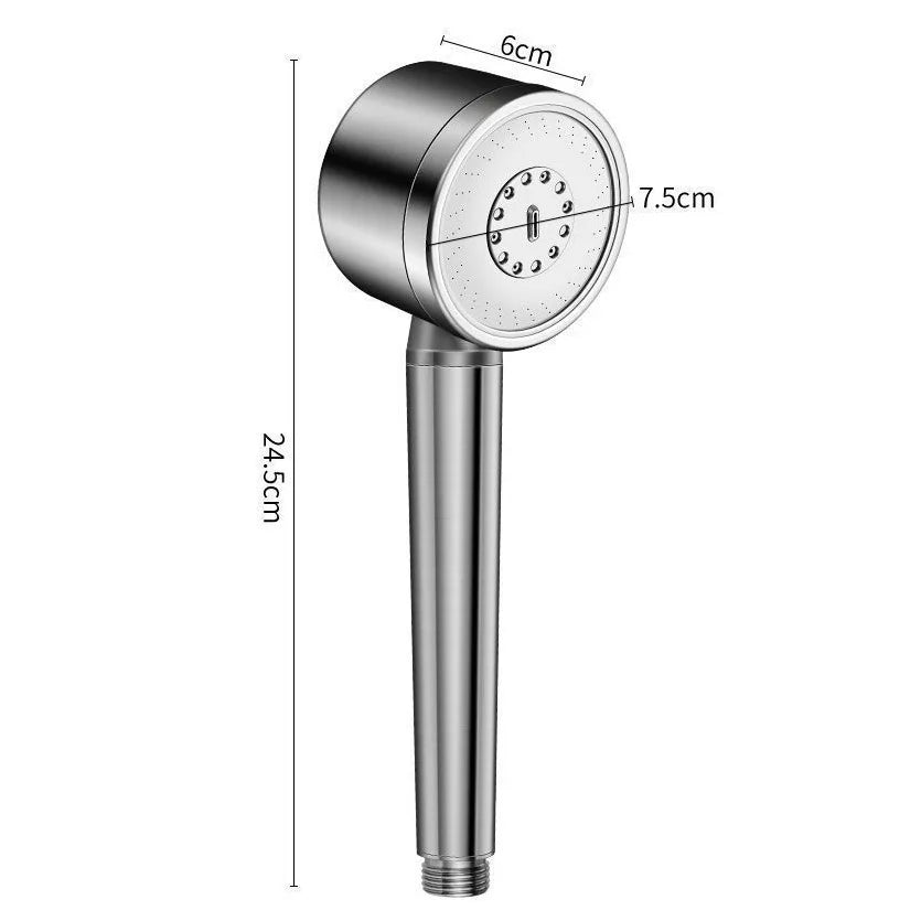 304 Stainless Steel Three-Speed Pressure-Boosting Shower Head