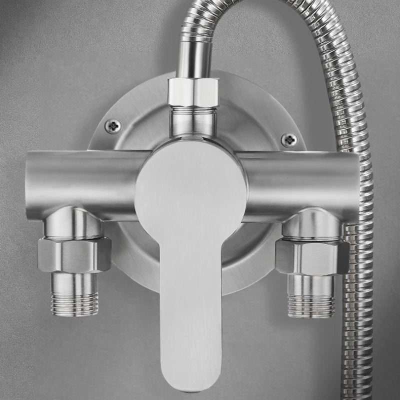 304 Stainless Steel Wall Mounted Cold Shower Mixer