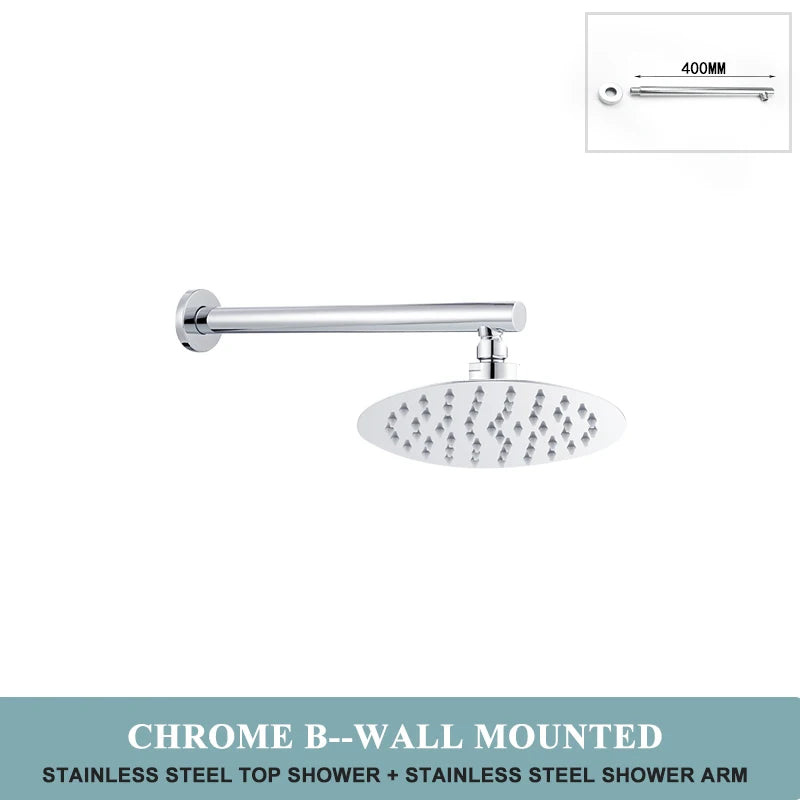 White Black Gold High Quality 8/10 Inch Stainless