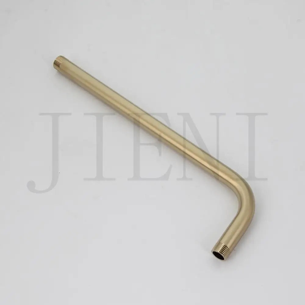 Jieni Inch Brushed Gold Rainfall Shower Faucet Sets