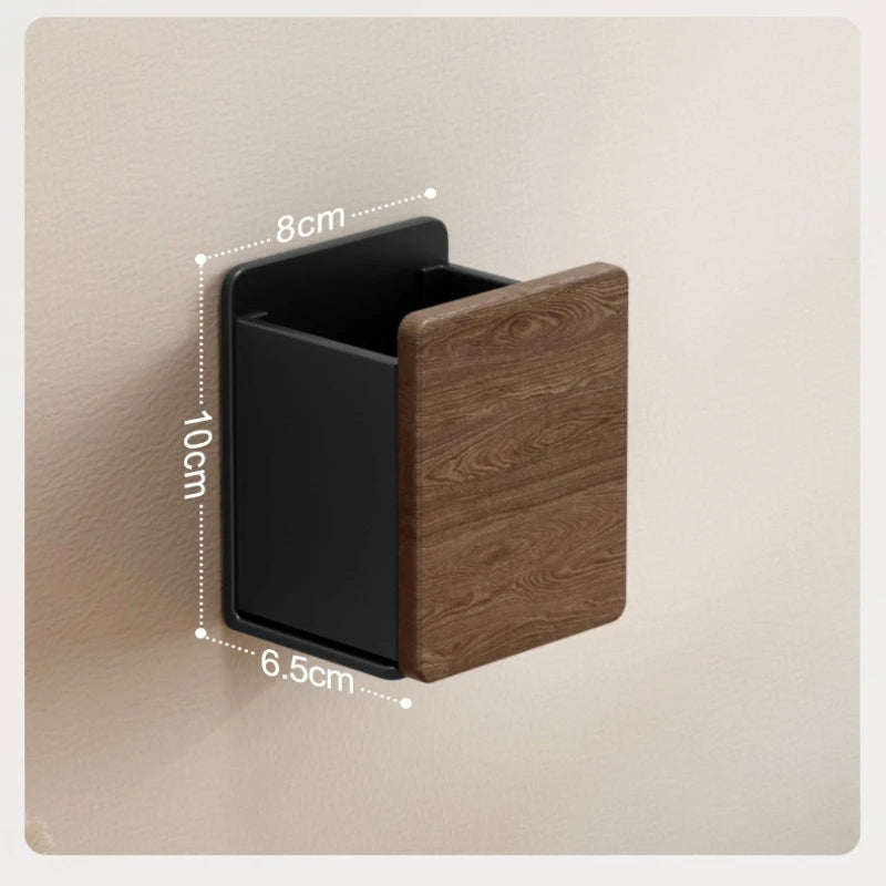 Luxury Walnut Wood Wall Mount Storage Box No