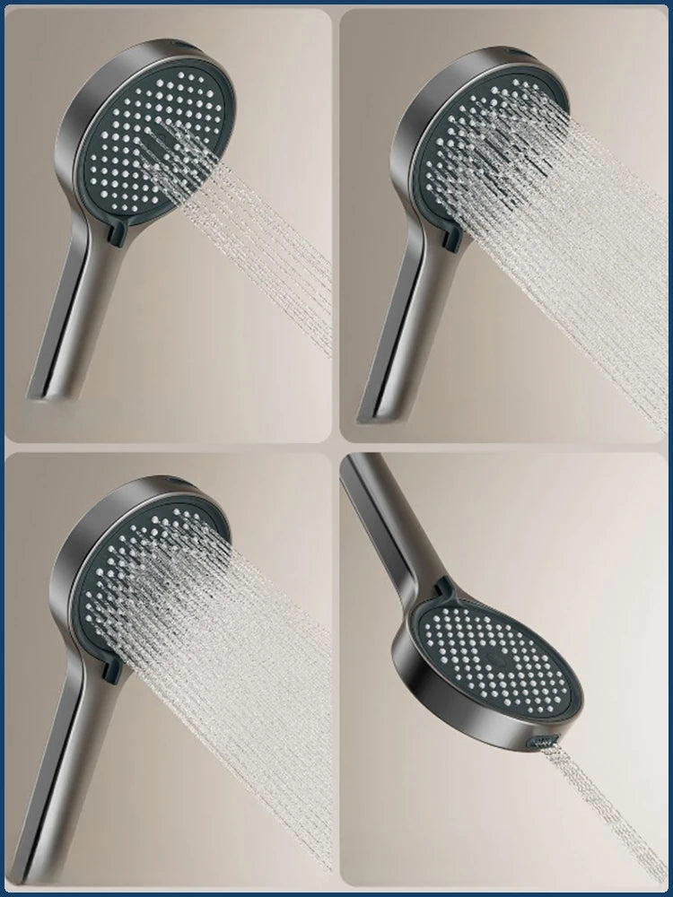 Two Ways Water Outlet Knobbed Bathroom Shower System