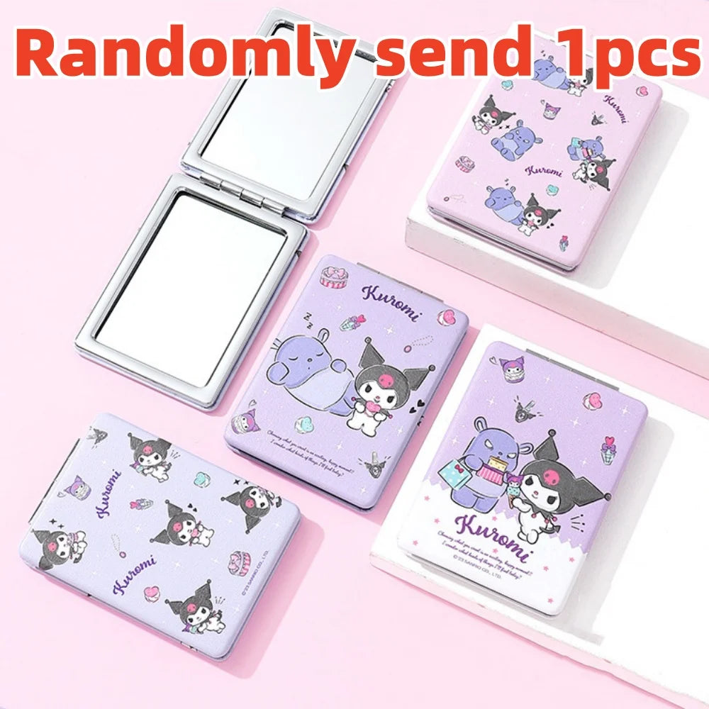 Genuine Hello Kitty Melody Folding Makeup Mirror Cartoon
