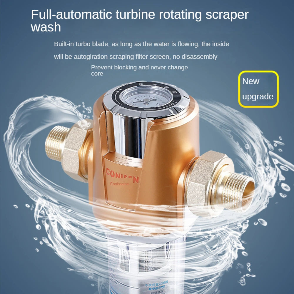 Spin Down Sediment Filter Backwash Whole House Water