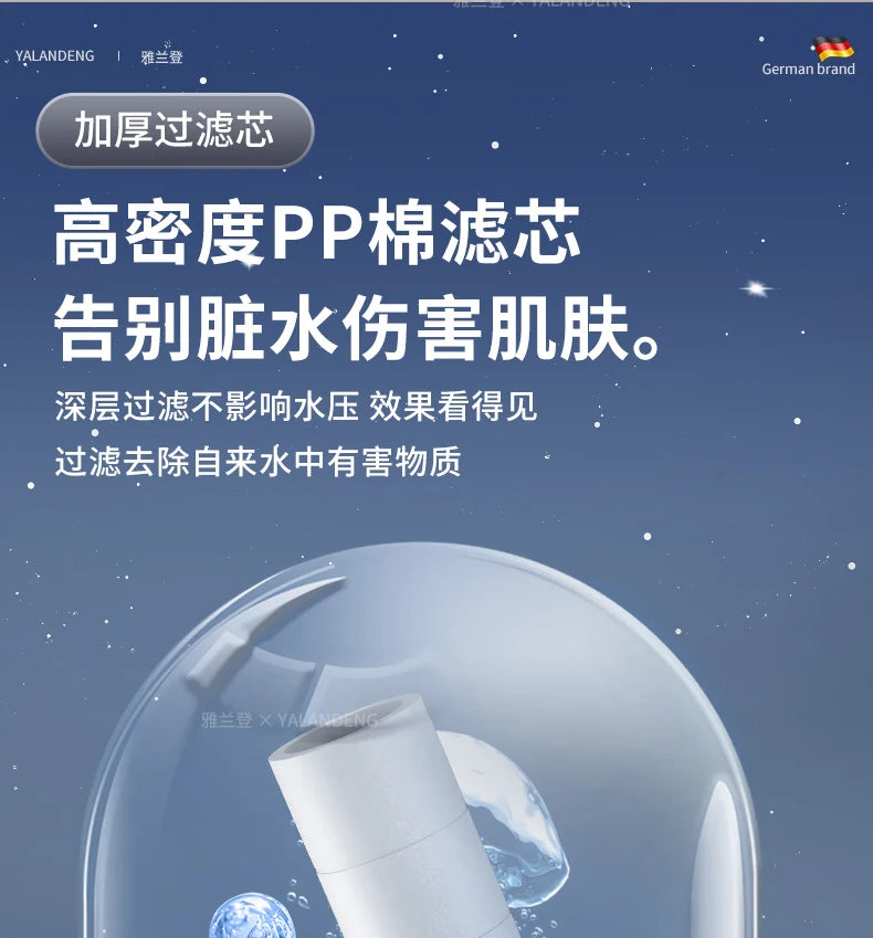 15cm Big Panel High Pressure Shower Head Filter