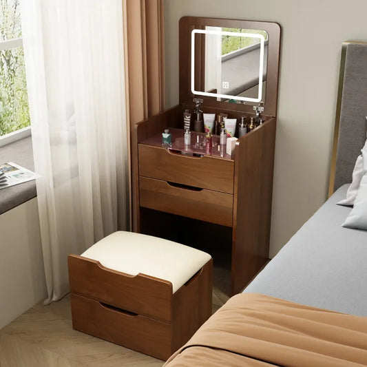 Modern White Wood Dresser Nightstand Bedroom Makeup Vanity