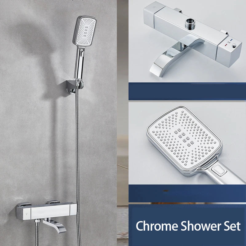 Thermostatic Faucet Bathtub Shower Faucet Wall Mounted