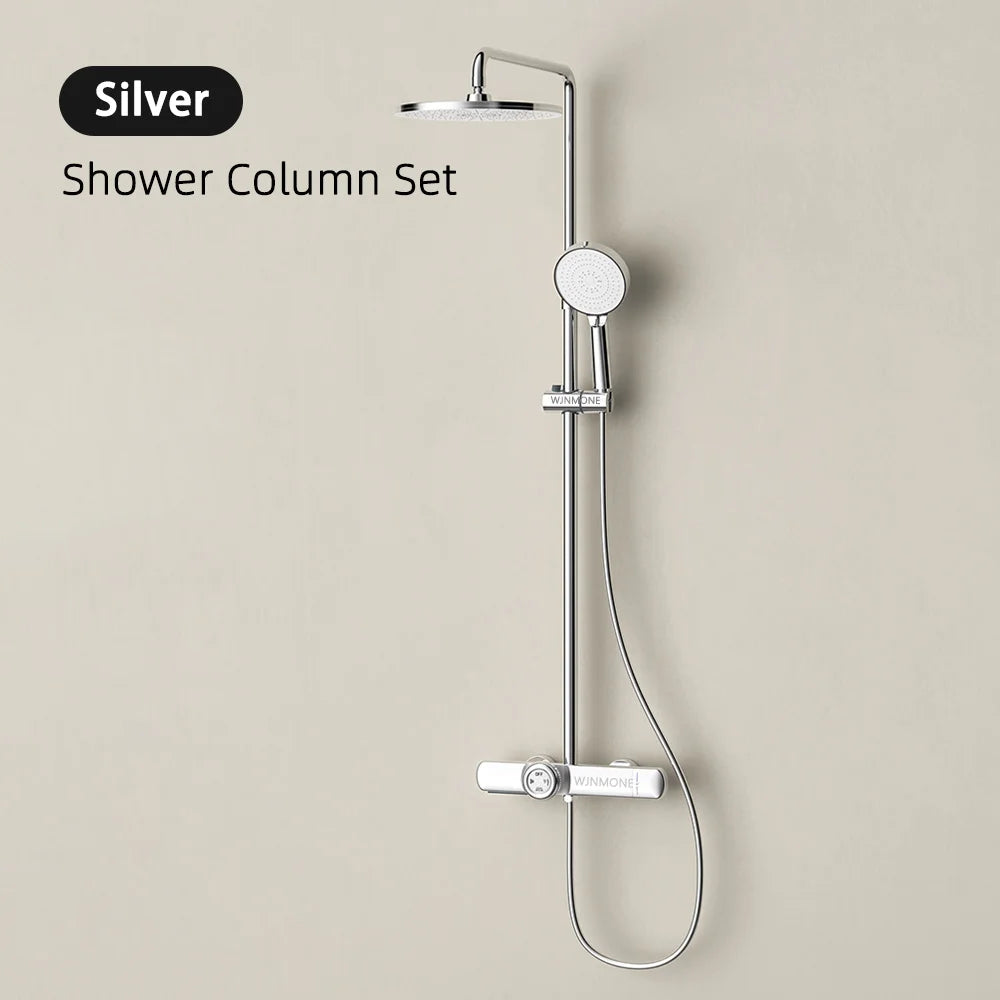 Luxury Solid Brass Smart Thermostatic Showers System Split