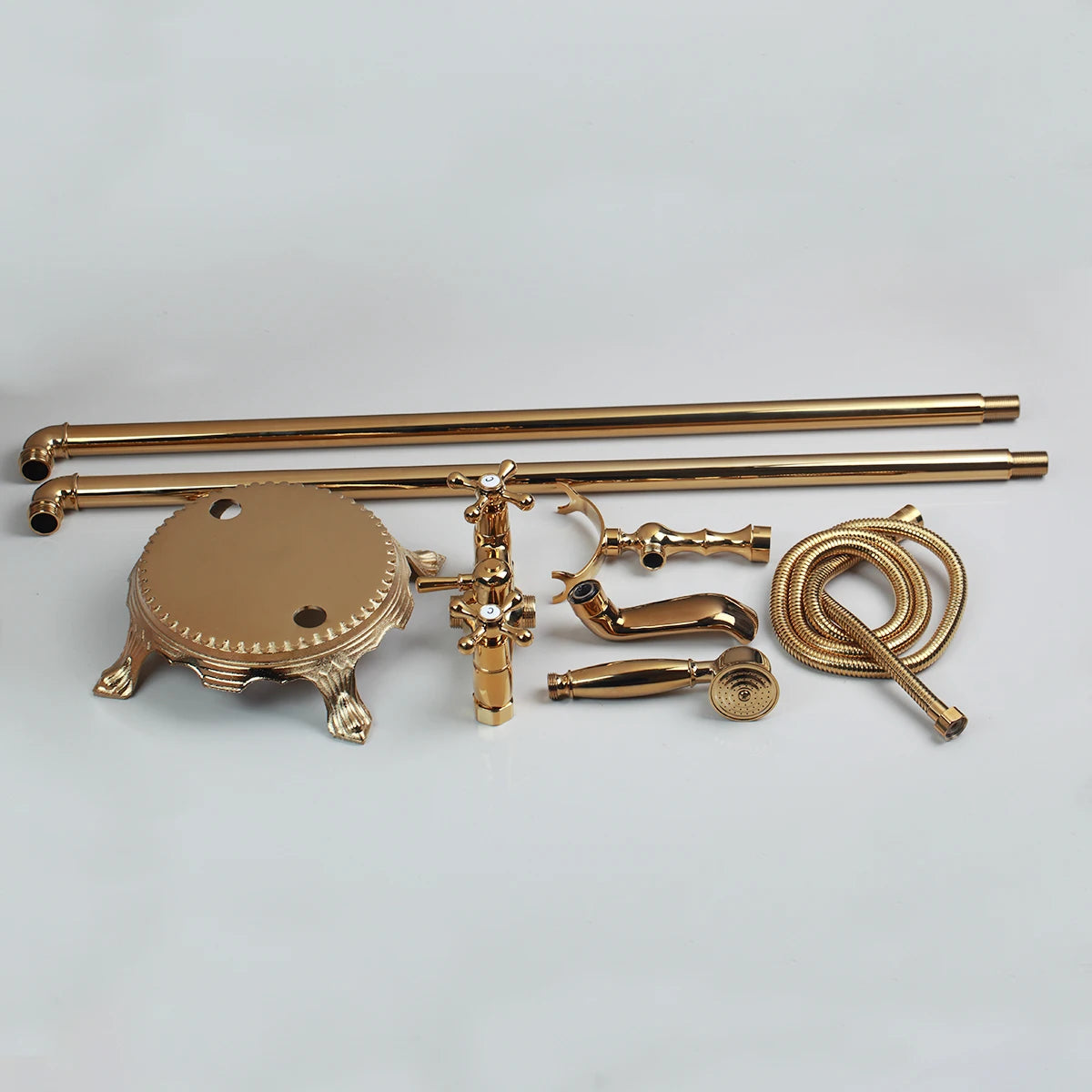 Kemaidi Freestanding Shower Faucet Bathtub Floor Mounted Tub