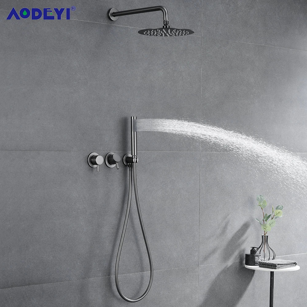 Bath Mixer Tap Shower Cold Bathroom Faucet System