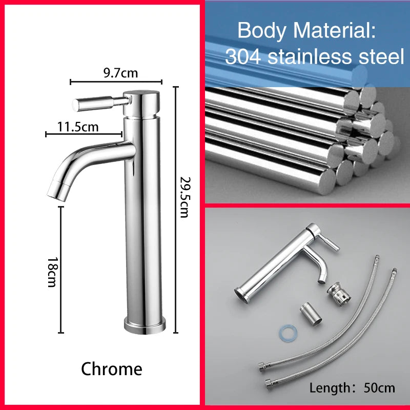 Ula G1/2 Basin Faucet Waterfall Bathroom Sink Faucet