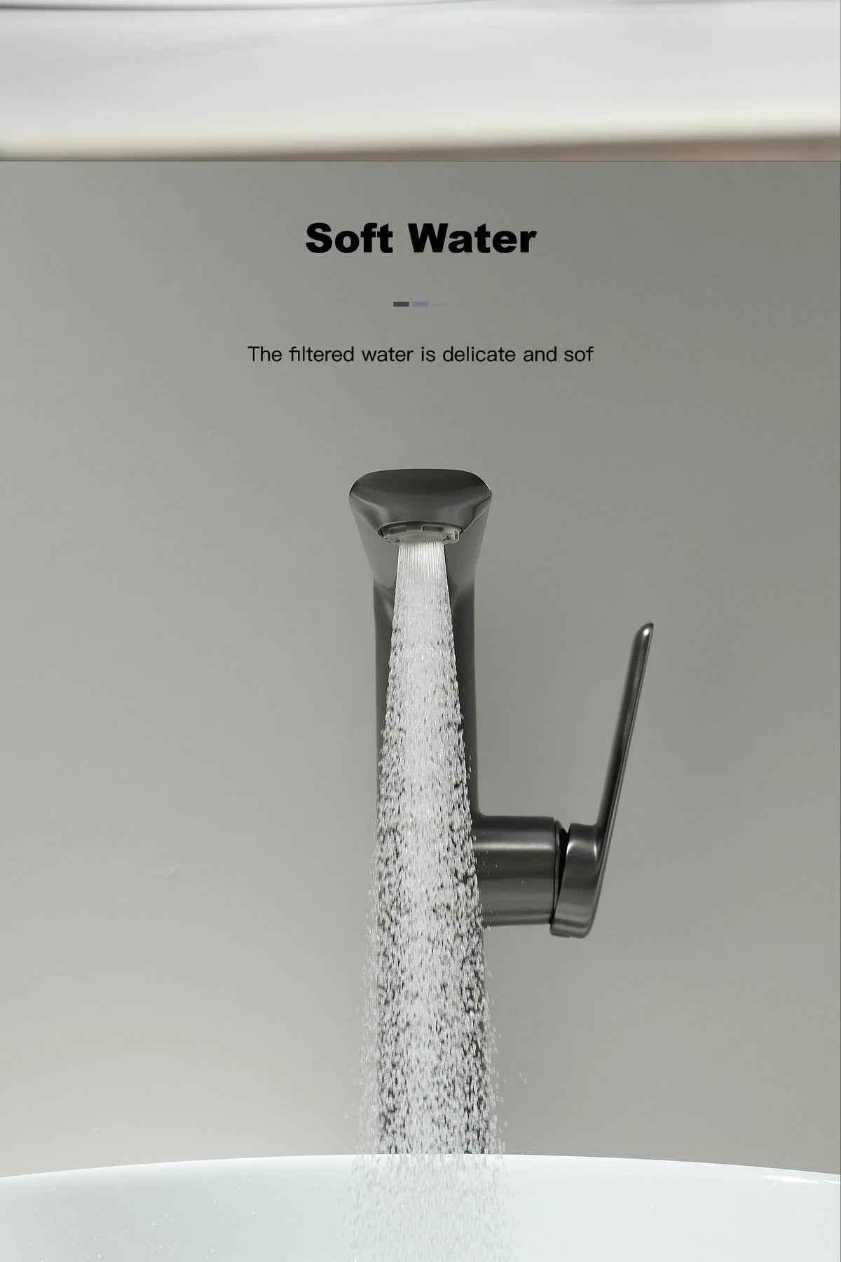 Aitana Luxury Chromium Brass Bathroom Faucet Simple Design