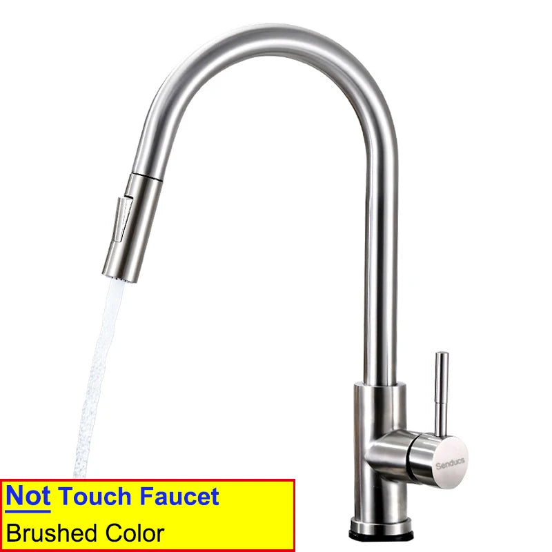 Smart Touch On Sink Faucet 304 Stainless Steel