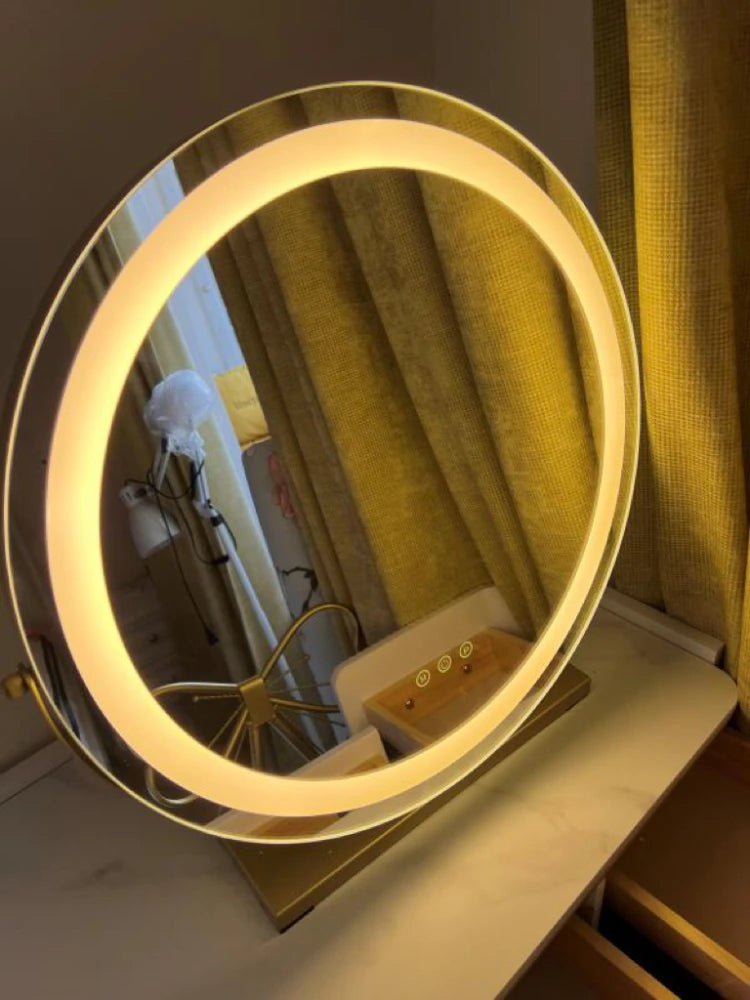Led Lighted Makeup Mirror 15x Magnifying Vanity Compact