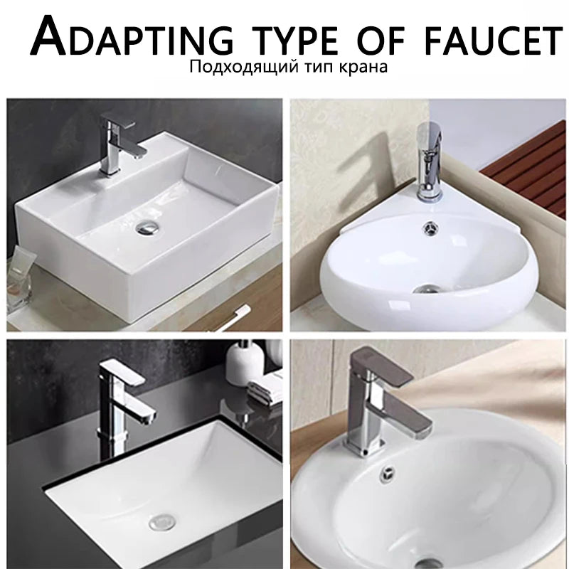 Grey Bathroom Faucet Cold Water Sink Mixer Tap