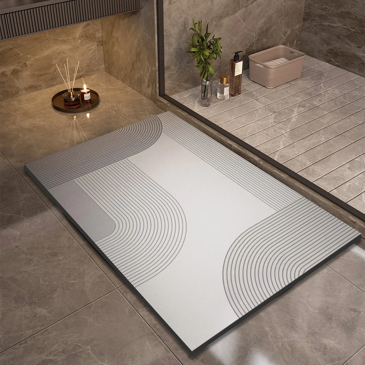 Super Absorbent Bath Mats Bathroom Anti Slip Shower