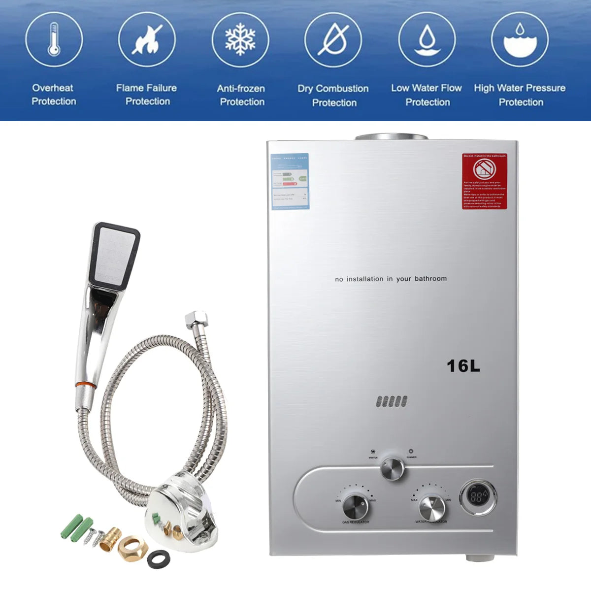 Water Heater Instant Gas Water Heater Propane Gas