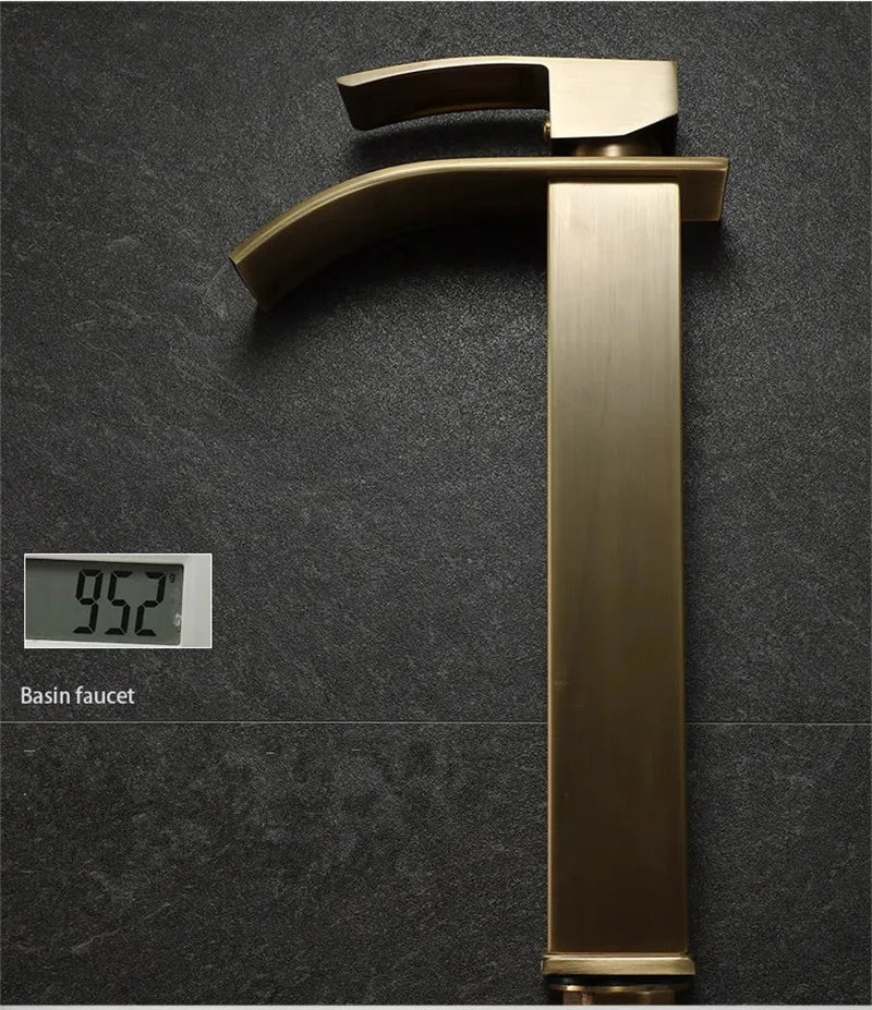 Bathroom Faucet Brass Antique Bronze Basin Faucets &