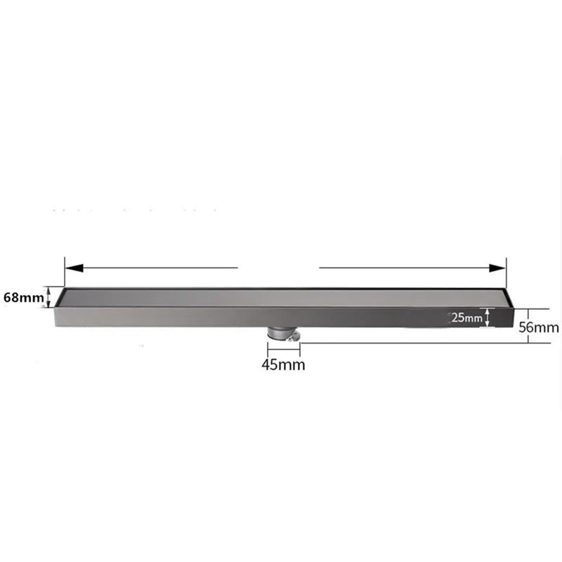 600 To 1000mm Black/Gold/Gunmetal Gray Long Strip Floor