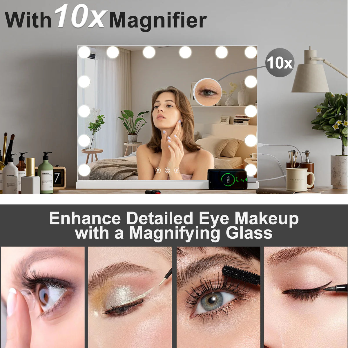 Led Light Hollywood Makeup Mirror Vanity Light Mirror