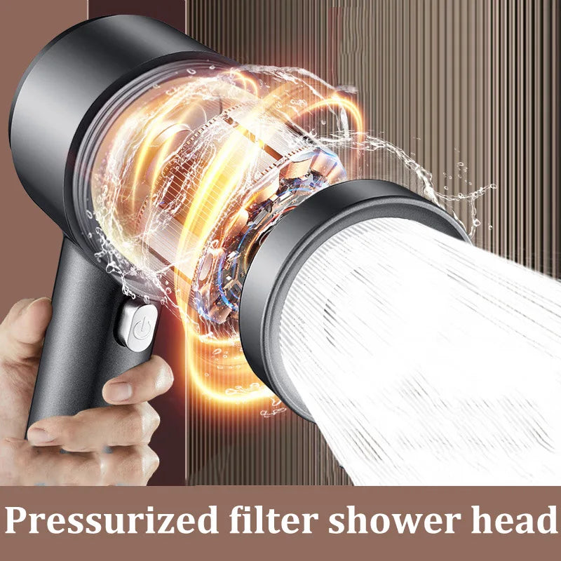 Modes High Quality Pressurized Shower Head Filter Water