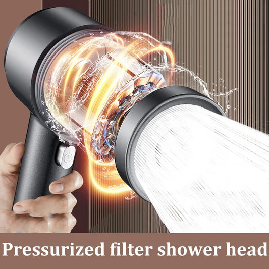 Modes High Quality Pressurized Shower Head Filter Water