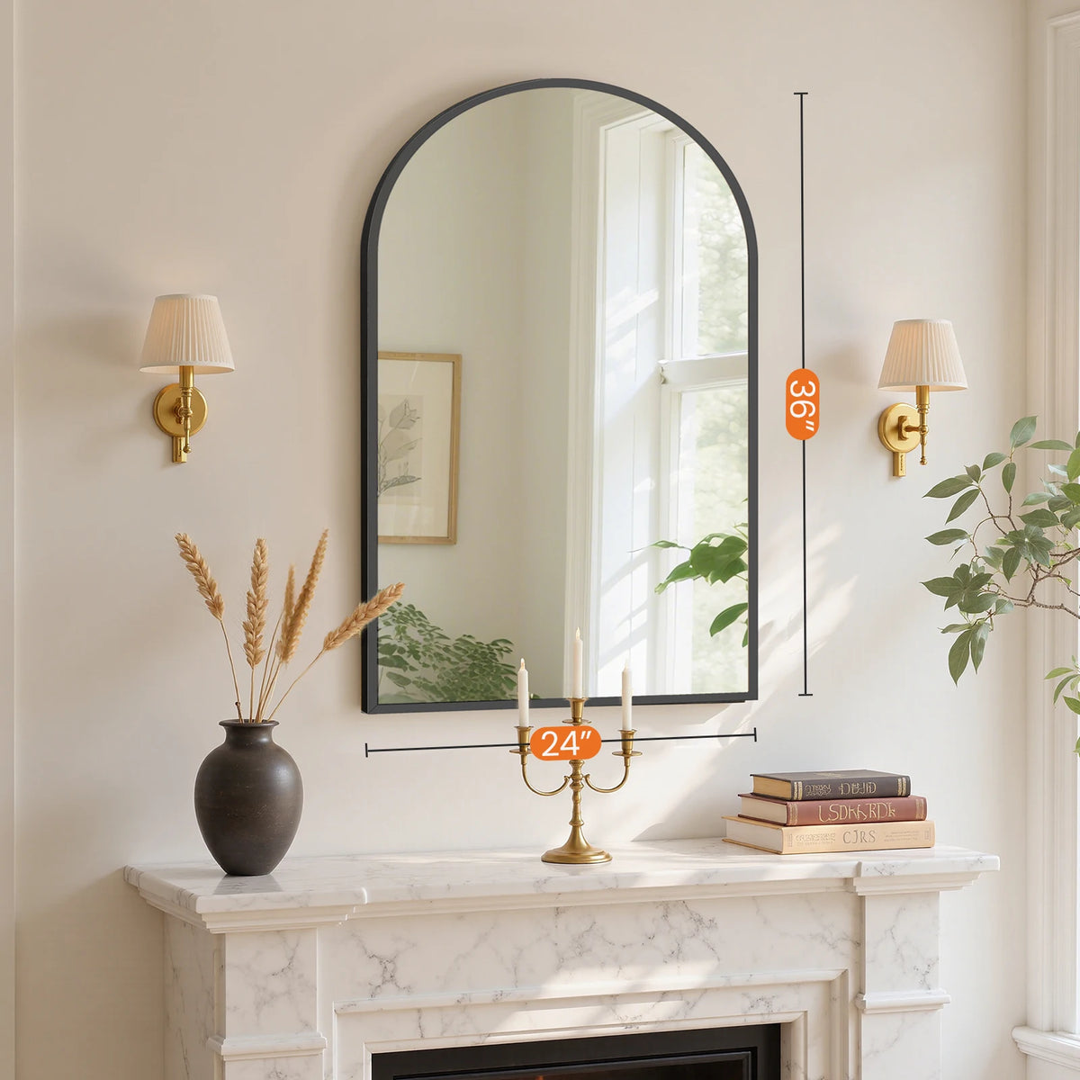 Mcq Arched Bathroom Mirror Or Over Sink Wall