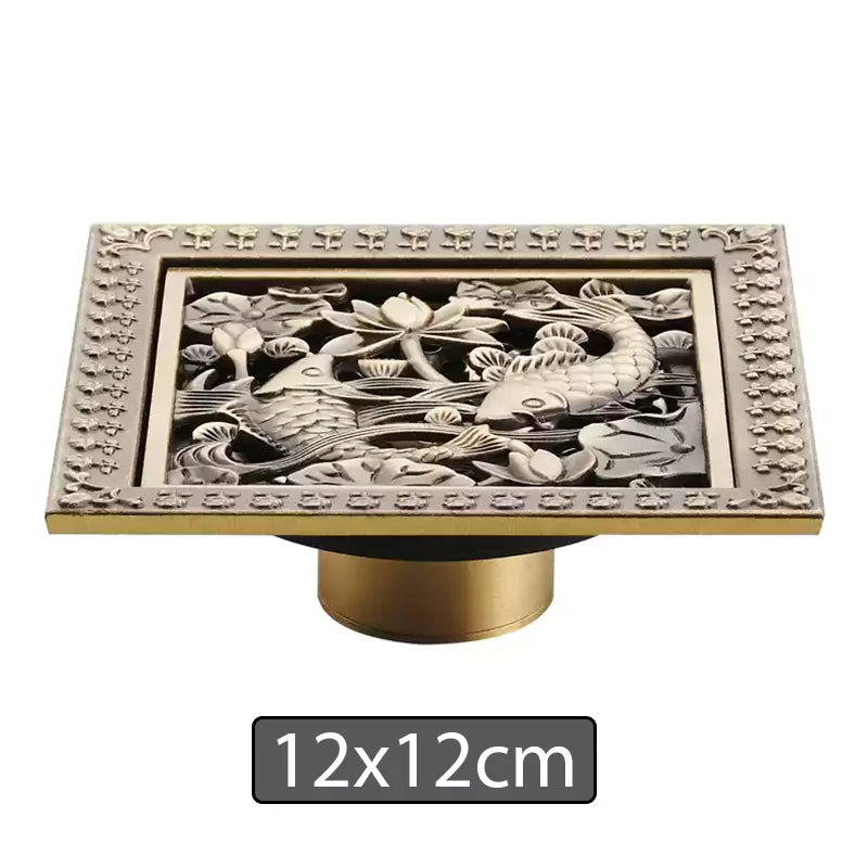 Brass Shower Drain Bathroom Floor Drain Washing Machine