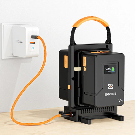 Zgcine 100w V-Lock Battery Charger V-Mount Charger Dual