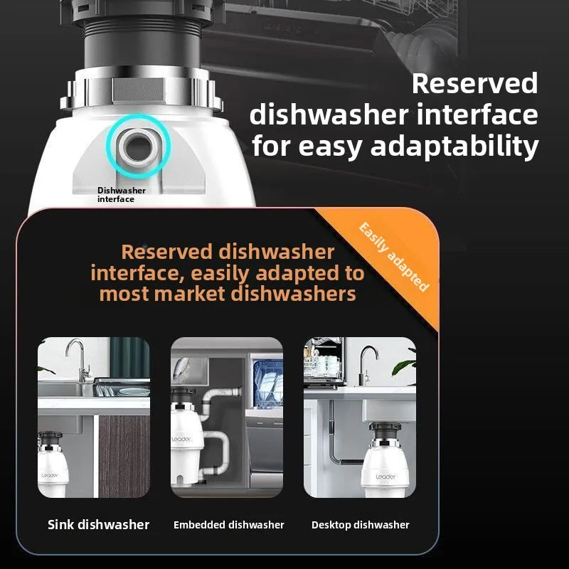 Garbage Processor Grinder Sink Fully Automatic Bone Vegetable