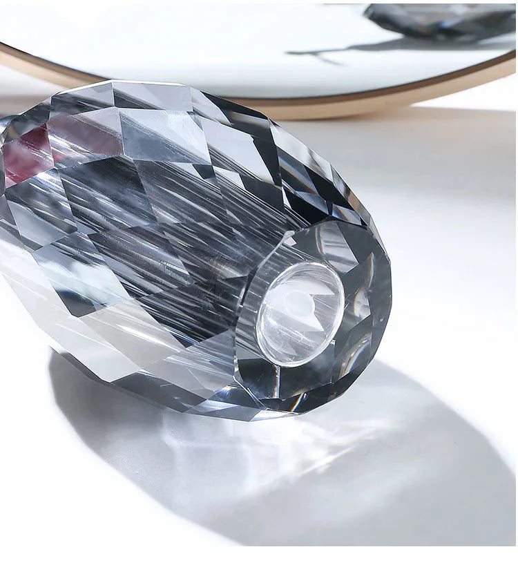 Light Luxury Crystal Bathroom Crystal Transparent Soap Dispenser